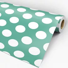 Papel Parede Adesivo Infantil Bebê Colors Verde-turquesa New