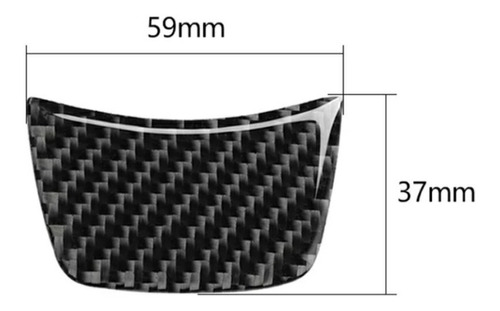 Embellecedor De Volante Audi Tipo Fibra De Carbono Foto 3