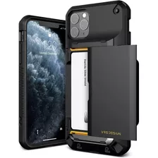 Funda Para iPhone 11 Pro Max, Negro/tarjetero/resistente