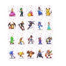 20 Tarjetas Amiibo Super Smash Nintendo Switch & Lite Nfc 