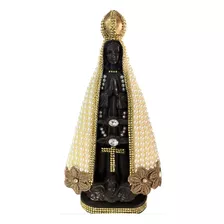 Imagem Nossa Senhora Aparecida Com Pérola 30cm