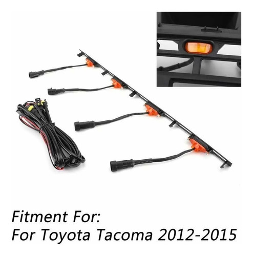 Parrilla Trd Led Ambar Toyota Tacoma 2012 2013 2014 2015 Foto 6