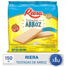 Tostadas De Arroz Sin Sal Riera Sin Tacc X 150 Gr