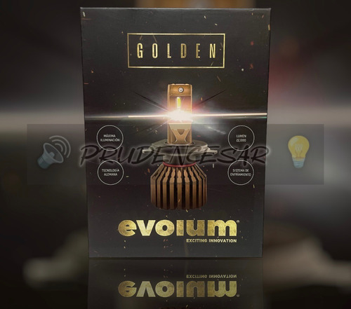 Focos Led Evolum Golden 22000 Lmenes H11,h7,h1,h3,9005,9006 Foto 10