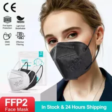 30 Máscaras Kn95 Proteção 5 Camada Respiratória Pff2 N95