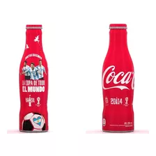 Lote Botellas Coca Cola Aluminio Mundial Brasil 2014. Llenas