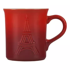 Le Creuset Eiffel Tower Collection Taza De Gres, 14 Oz, Cere