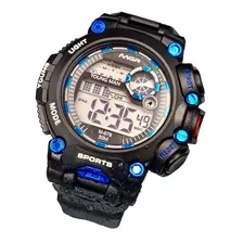 Reloj Digital Pulso Silicona Sumergible Estuche Incluido