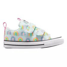 Tenis Converse Chuck Taylor All Star Ox Azul Para Niñas