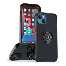 Funda De Xiaomi Redmi Note 10 Pro 4g Ahumado + Anillo Negro