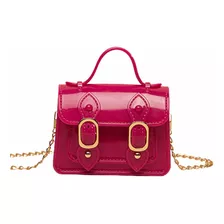 Mini Bolsa Para Niña Crossbody Monedero Cute Casual Color Fucsia