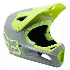 Casco Fox Rampage Preme Bicicleta Mtb Downhill Negro Cromo