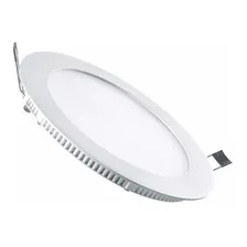 Panel Led 18w Slim Redondo Empotrable Luz Cálida Foco Ts