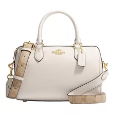 Bolsa Coach Original Mujer Crossbody Rowan Satchel Cream 