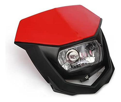 Carcasa Roja Y Negra 12v 35w Faro Yamaha Yz Xt Wr Ttr 125 Foto 2