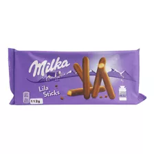 Milka Lila Sticks 112g - Com Alpine Milk Chocolate