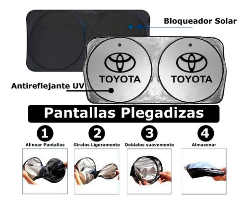 Tapasol Cubresol Antiuv Ventosas Logo Suv Toyota Rav4 2002 Foto 3