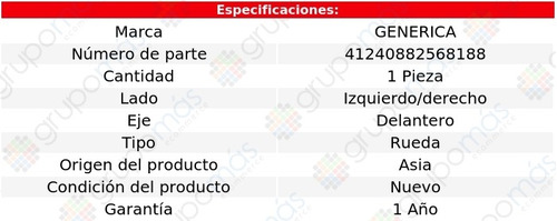 Maza Rueda Izq/der Del Generica Volkswagen Pointer 97 Al 08 Foto 2