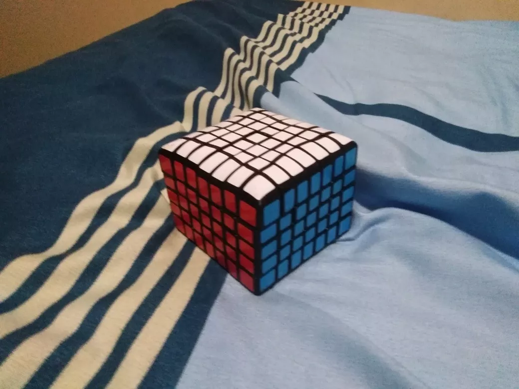 Cubo Rubik 7x7x5 Modificación Hecha A Mano