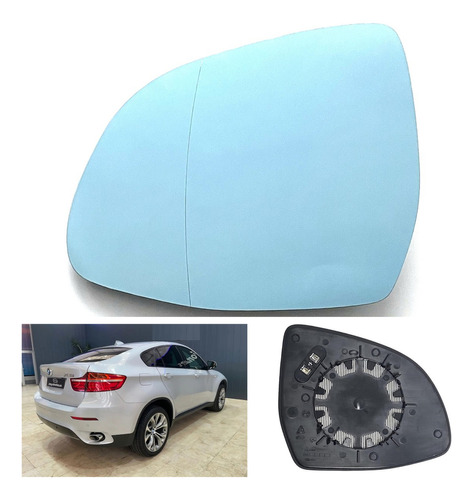 Luna Espejo Azul Izq Compatible Con Bmw X6 2014-2023 Foto 2