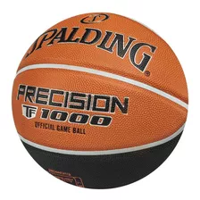 Pelota Basquet Spalding Precision Oficial Basketball N 7 Color Naranja/negro