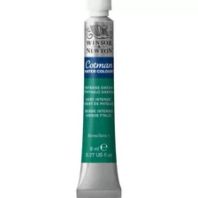 Acuarela Cotman Winsor And Newton Pomo 8 Ml Color Verde Intenso (verde Ftalo) 329