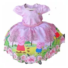 Vestido Infantil Tematicos Kids Peppa Pig