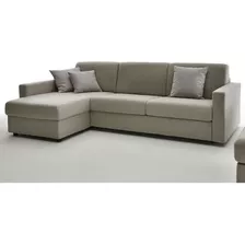 Mueble Seccional Nador 2 Piezas Asientos Fijos 3 Cojines