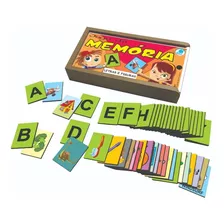 Jogo Da Memória Educativo Letras E Figuras 