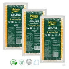 3x Vapza Canjica Cozida No Vapor 500g