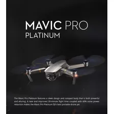 Dji Mavic Pro Platinum Fly Combo Drone, Nuevo, Con Garantia