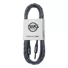 Cable Blues Kwc Guitarra Bajo Plug Plug 3mts Mallado Oferta