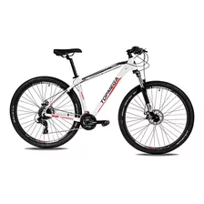 Mountain Bike Topmega Thor R29 18 24v Frenos De Disco Mecánico Cambios Shimano Tourney Tx Y Shimano Tourney Ty700 D/tiro Index Color Gris/rojo 