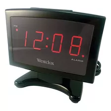 Reloj Despertador Led De Plasma Westclox, 0.9 Pulgadas