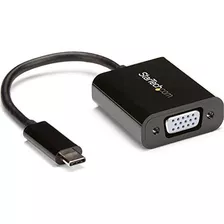 **** Adaptador Usb-c A Vga - Negro - 1080p - Convertidor De 