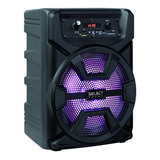 Bafle Amplificado 8  Select Sound Hero Tws Bluetooth 2500w Color Negro