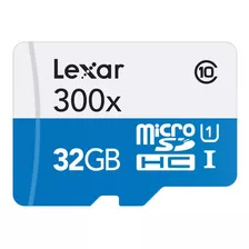 Tarjeta De Memoria Lexar 32gb Microsdhc 300x High Performan