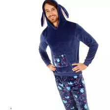 Pijama Y Pantalón Sudadera Stitch Con Orejas Dama Caballero