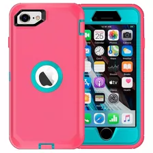 Funda Con Protector De Pantalla Para iPhone SE 2020 (ftfq)