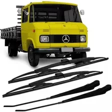 Par Haste Braço Limpador + Palheta Caminhão Mercedes 608 708