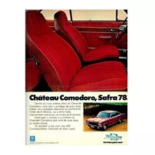 Quadro Vintage 20x30: Chevrolet: Opala Comodoro 2p / 1978.