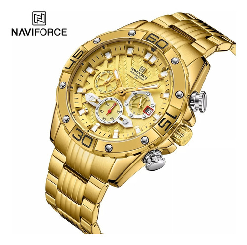 Relógio Naviforce Dourado - Edição Colecionador 