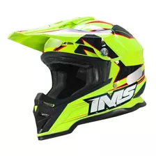 Capacete Downhill Bike Ims Army Abs Resistente Amarelo Flúor