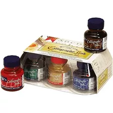 Set Caligrafia 6 Tintas Winsor And Newton 30ml Profesional