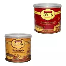 Combo Bananada E Goiabada Cascão Zélia Lata 800g - Caseira