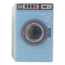 Máquina De Lavar Roupa Em Miniatura Para Casa De Azul