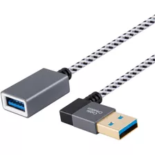 Cablecreation - Cable De Extension Usb 3.0 De Angulo Recto