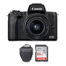 Canon M50 Mark Ii Con Lente 15-45mm + Memoria 64gb + Bolso