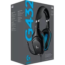 Headset Logitech G432 7.1 Surround Sound Gaming Color Black