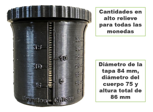 Organizador De Monedas Tapa Roscada Portavasos Par Auto Uber Foto 5